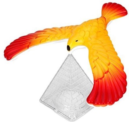 Plastic Kid Educational Toy Nature Gravity Pyramid Balance Bird Eagle Toy Novel 
