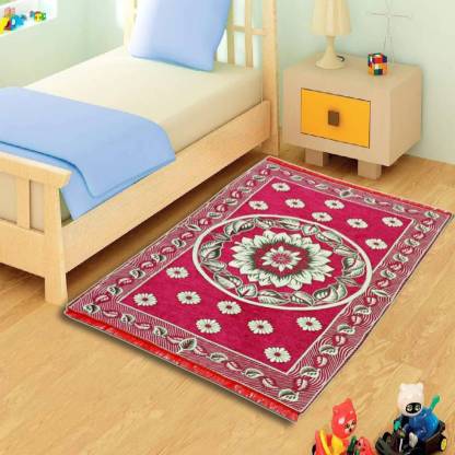 The real time trendz Multicolor Cotton Carpet
