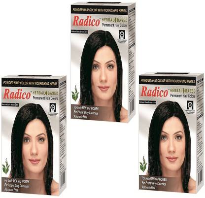 Radico Dark Brown Herbal Hair Color (Ammonia Free) ( 3 in 1) , Dark Brown -  Price in India, Buy Radico Dark Brown Herbal Hair Color (Ammonia Free) ( 3  in 1) ,