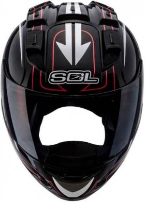 SOL SL-68S Speed (Black, Red) Motorbike Helmet
