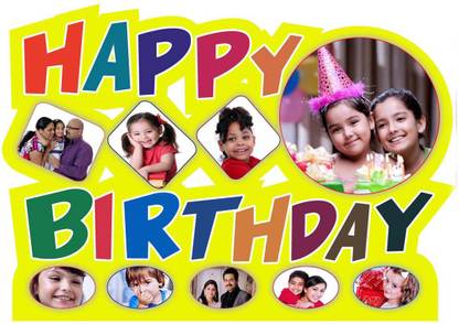 Happy Birthday Frame MDF Personalized, Customized Gift Best Friends