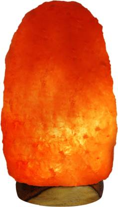 Three Elements Himalayan Rock Salt Lamp 6-7kgs Recommended by vastu experts for good health and wealth Table Lamp
