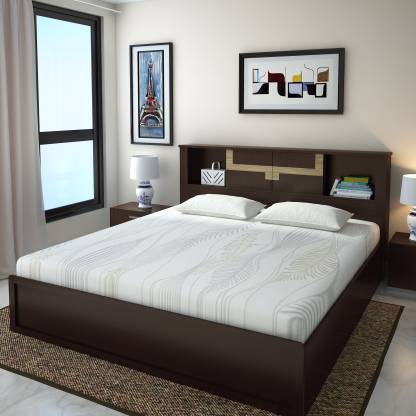 Best Design Engineered Wood Queen Bed – Nilkamal