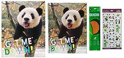Combined Baby Panda Bear School Supplies Of 4 Piece 1 Notebook 1 Two Pocket Portfolio Folder Sheet Of Panda Stickers Pack Of 8 Pencils Price In India Buy Combined Baby Panda Bear Combined Baby Panda Bear School Supplies Of 4 Piece 1 Notebook 1 Two Pocket Portfolio Folder Sheet Of Panda Stickers Pack Of 8 Pencils Price In India Buy Combined Baby Panda Bear