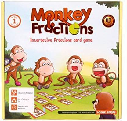LogicRoots Logic Roots Monkey Fractions Card Game To ...
