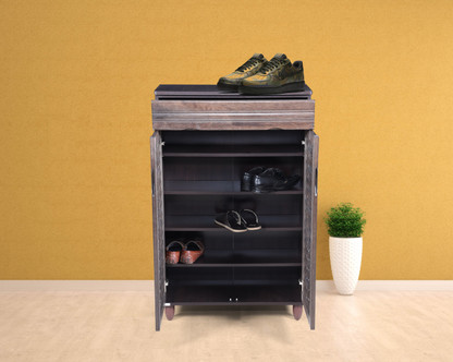 flipkart shoe rack wooden