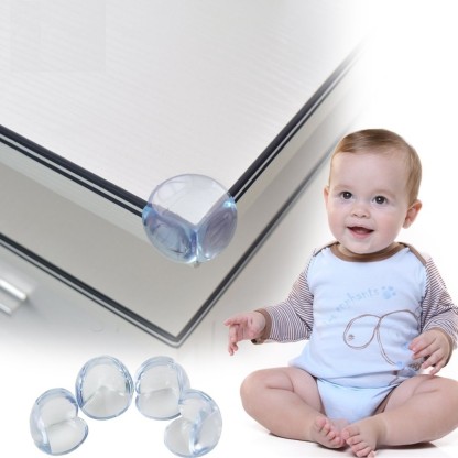 Baby Safety Corner Guards 16 Pack Clear Corner Guards Table Corner Desk Edge Cushion BabySafety Guard Protector Bumpers L Shaped & Ball Shaped by YSSHUI 