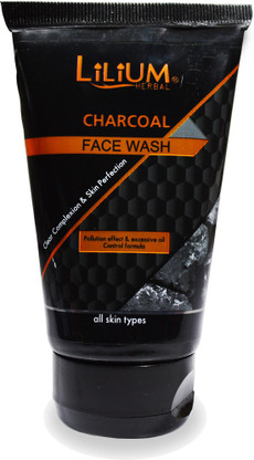 lilium charcoal face wash