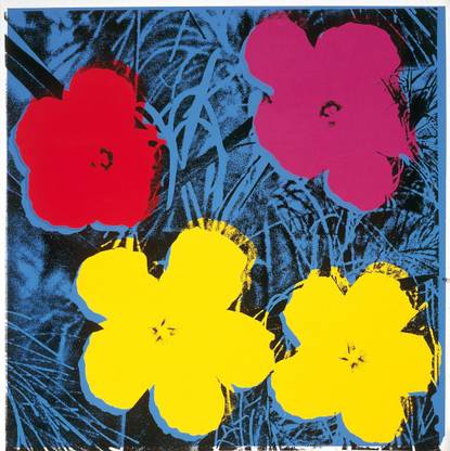 Tallenge Flowers By Andy Warhol Pop Art Collection Premium Quality Poster For Home And Office Decor Digital Reprint 12 Inch X 12 Inch Painting Price In India Buy Tallenge