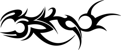 Panther or tiger symbol logo tribal tattoo design vector illustration   wall stickers illustration drawing art  myloviewcom