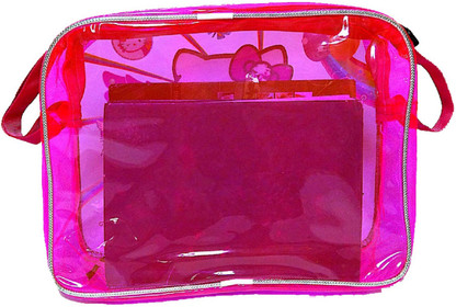 transparent pink bag