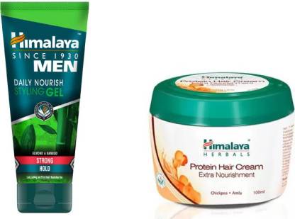 Himalaya Herbals Protein Hair Cream, Men Daily Nourish Styling Gel Price in  India - Buy Himalaya Herbals Protein Hair Cream, Men Daily Nourish Styling  Gel online at 