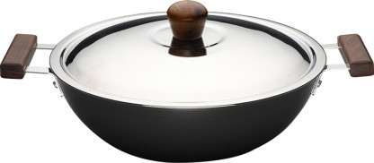 Black Farberware 5275080 Barbecue Nonstick Round Wok Topper 