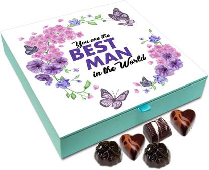 Chocholik Gift Box You Are The Best Man In The World Chocolate Box 9pc Truffles Price In India Buy Chocholik Gift Box You Are The Best Man In