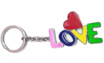 Prime Key Chain Metal colourfull love key chain Key Chain