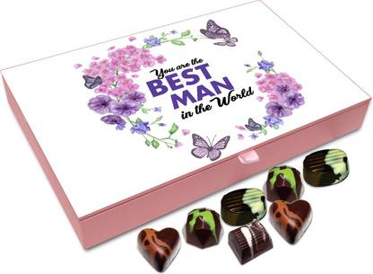 Chocholik Gift Box You Are The Best Man In The World Chocolate Box 12pc Truffles Price In India Buy Chocholik Gift Box You Are The Best Man In