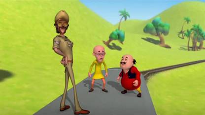 Motu Patlu and Policeman Vinyl Poster Paper Print - Animation & Cartoons posters in India - Buy art, film, design, movie, music, nature and educational paintings/wallpapers at Motu Patlu and Policeman Vinyl Poster Paper Print - Animation & Cartoons posters in India - Buy art, film, design, movie, music, nature and educational paintings/wallpapers at