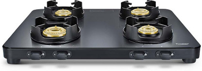 prestige edge black gas stove
