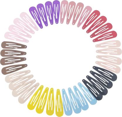 Evolution Pack of 40 Girls Colorful Metal Clip Snap Hair Clips Tic Tac  Barrettes Great Quality Tic Tac Clip Price in India - Buy Evolution Pack of  40 Girls Colorful Metal Clip