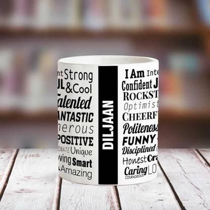 HUPPME DILJAAN Good Personality White Ceramic coffee Name Ceramic Coffee Mug Price in India - Buy HUPPME DILJAAN Good Personality White Ceramic coffee Name Ceramic Coffee Mug online at HUPPME DILJAAN Good Personality White Ceramic coffee Name Ceramic Coffee Mug Price in India - Buy HUPPME DILJAAN Good Personality White Ceramic coffee Name Ceramic Coffee Mug online at