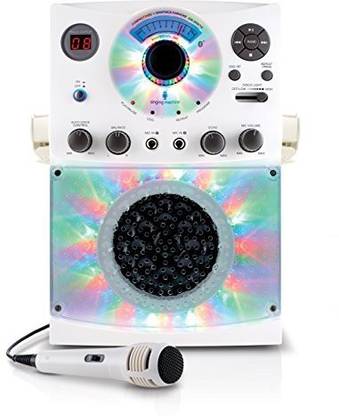 Singing Machine Sml385btw Top Loading Cdg Karaoke System With Bluetooth Sound And Disco Light Show White Sml385btw Top Loading Cdg Karaoke System With Bluetooth Sound And Disco Light Show White
