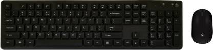 Flipkart SmartBuy Wireless Keyboard & Mouse Combo  (Black)