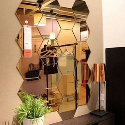 Paper Plane Design Medium Mirror Effect 3d Wall Sticker In India At Flipkart Com Medium Mirror Effect 3d Wall Sticker, Plain Wall Mirror Stickers