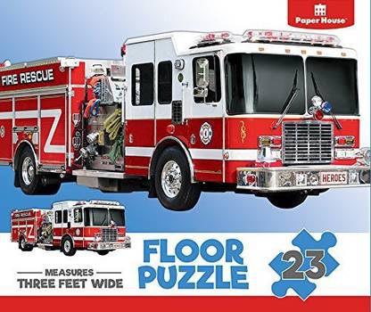 Paper House Productions Floor Puzzle 23 Pieces 36 X16 5 Fire Truck Floor Puzzle 23 Pieces 36 X16 5 Fire Truck Shop For Paper House Productions Products In India Flipkart Com