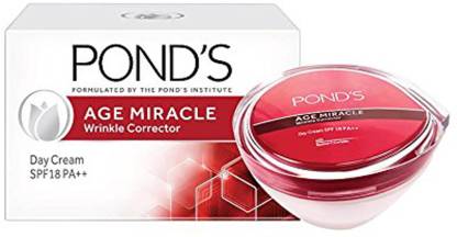 POND's Age Miracle Wrinkle Corrector SPF 18 PA++ Day Cream: Buy POND's Age Miracle Wrinkle Corrector SPF 18 PA++ Day Cream at Low Price in India | Flipkart.com