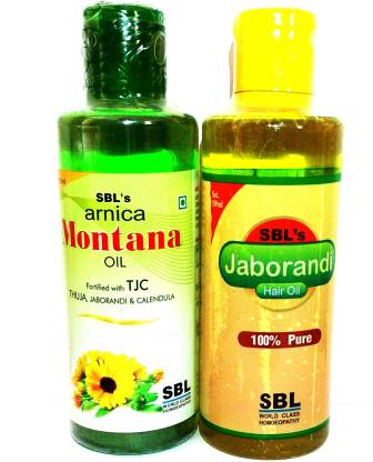 SBL Arnica montana and Jaborandi (200 ml each) Hair Oil - Price in India,  Buy SBL Arnica montana and Jaborandi (200 ml each) Hair Oil Online In  India, Reviews, Ratings & Features 