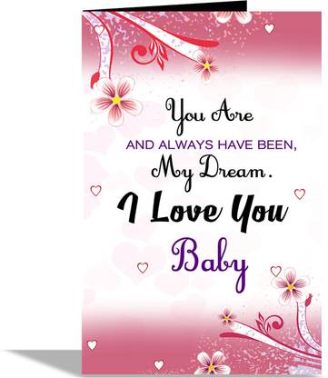 Alwaysgift I Love You Baby Greeting Card Greeting Card Price In India Buy Alwaysgift I Love You Baby Greeting Card Greeting Card Online At Flipkart Com