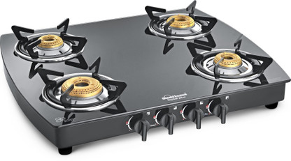 sunflame crystal plus 4 burner bk manual gas stove
