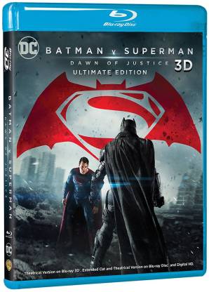 Batman v Superman: Dawn of Justice - Ultimate Edition (Blu-ray 3D & Blu-ray)  Price in India - Buy Batman v Superman: Dawn of Justice - Ultimate Edition ( Blu-ray 3D & Blu-ray) online