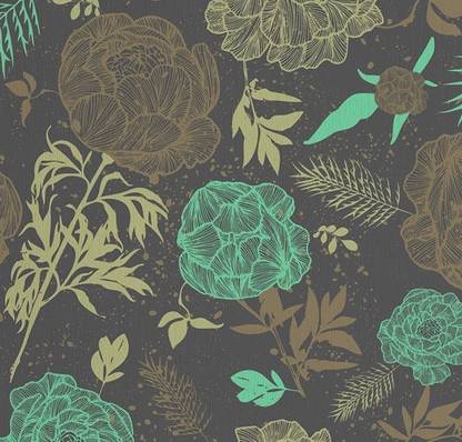 letsfabify 2729 line drawn flower 100