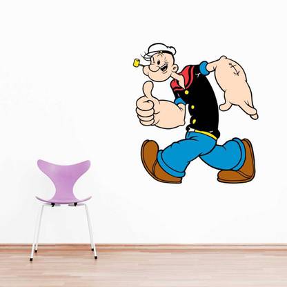 Impression Wall 61 cm Popeye Cartoon Character Sticker (Cover Area :- 24 X 27 inch) Self Adhesive Sticker Price in India - Buy Impression Wall 61 cm Popeye Cartoon Character Sticker (Cover Impression Wall 61 cm Popeye Cartoon Character Sticker (Cover Area :- 24 X 27 inch) Self Adhesive Sticker Price in India - Buy Impression Wall 61 cm Popeye Cartoon Character Sticker (Cover