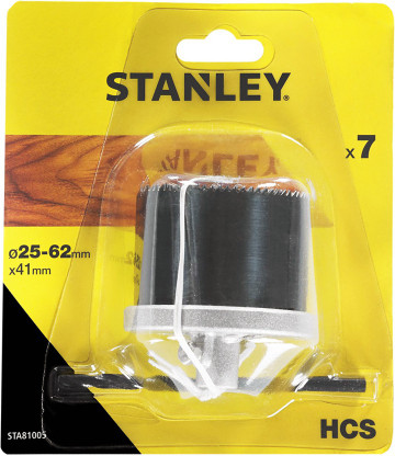 STANLEY Hole-saw Set of dia 25-62mm 