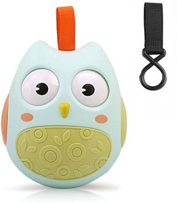 Generic Owl Toy Guhee Baby Infant Newborn Toys Rattle Car Seat Stroller Roly Poly Educational Boys Girls Green In India - Baby Boy Owl Car Seat Cover