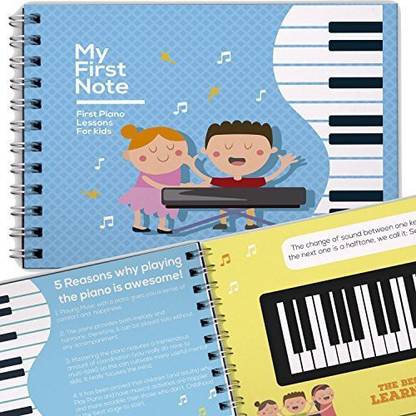 Made With Tone My First Note Play The Keyboard For Kids Music Notes Letters And Songs For Children And Toddlers Music Educational Book For Be Price In India Buy Made With
