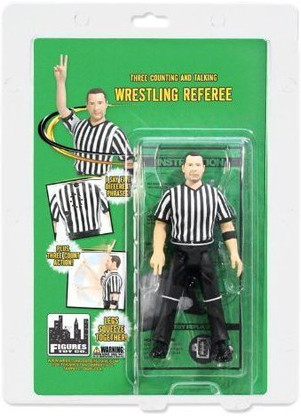 counting and talking wrestling referee action figure