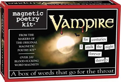 200 Word Magnets Magnetic Poetry Kit VAMPIRE Made in USA 