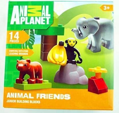 Animal Planet Junior Building Blocks Friends Price in India - Buy Animal  Planet Junior Building Blocks Friends online at 