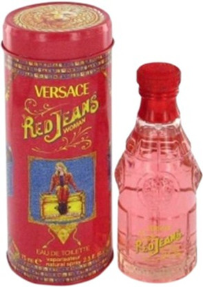 versace perfume red jeans
