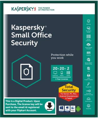 Kaspersky 22 User PC 1 Year Anti-virus (Email Delivery - No ...