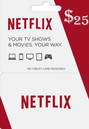 Netflix Gift Card North America 25 Usd For Pc Price In India Buy Netflix Gift Card North America 25 Usd For Pc Online At Flipkart Com