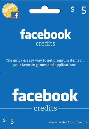 Facebook Gift Card North America 5 USD for PC Price in India ...