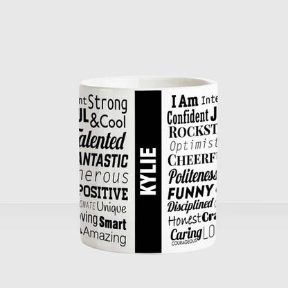 HUPPME KYLIE Good Personality White Ceramic coffee Name Ceramic Coffee Mug Price in India - Buy HUPPME KYLIE Good Personality White Ceramic coffee Name Ceramic Coffee Mug online at HUPPME KYLIE Good Personality White Ceramic coffee Name Ceramic Coffee Mug Price in India - Buy HUPPME KYLIE Good Personality White Ceramic coffee Name Ceramic Coffee Mug online at