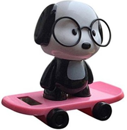 Animated Decoration Toy,Dancing Swinging Toy for Car Decoration GXOK Solar Powered Swinging Cute Dog Decoration for Car Windowsill Decoration,Shaking Head Decoration 