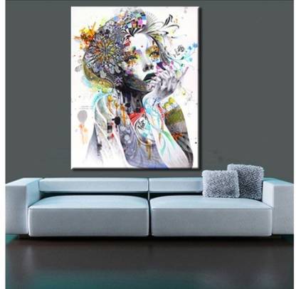Frameless Wall Art Home Decor Pictures Painting By Numbers Digital On Canvas Color Multicolor 3d Poster Total Posters Paintings In India - Home Decor Wall Art Painting
