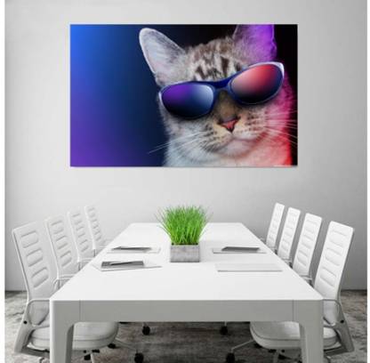 Cool Cat Poster Wallpaper Wall Art Home Decor Living Room or Bedroom Bar  Decor Wall Art