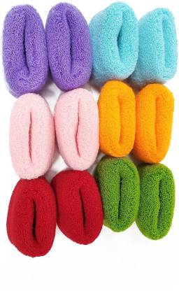 Rbasics soft rubberband cottonwool thick ponytail pack of 12 big size Rubber  Band Price in India - Buy Rbasics soft rubberband cottonwool thick ponytail  pack of 12 big size Rubber Band online